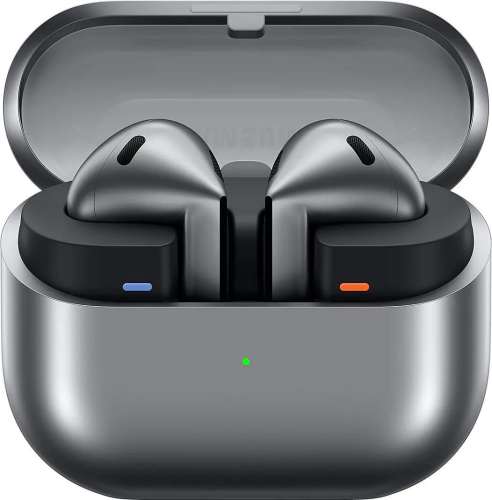 Наушники Samsung Galaxy Buds 3, Bluetooth, вкладыши, серебристый [sm-r530nzaacis]